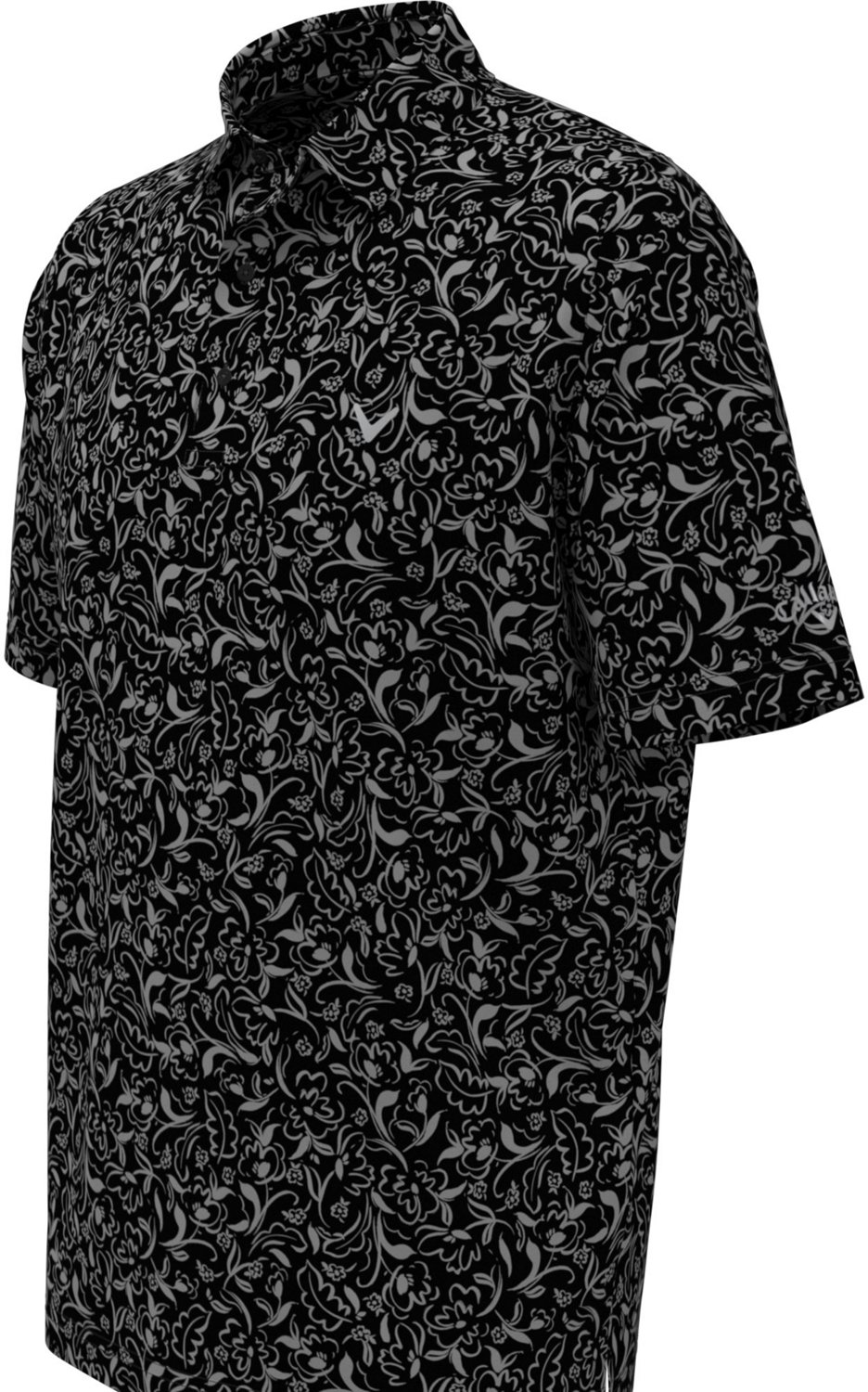 Callaway Men's Floral Print Short Sleeve Polo Shirt - view number 2