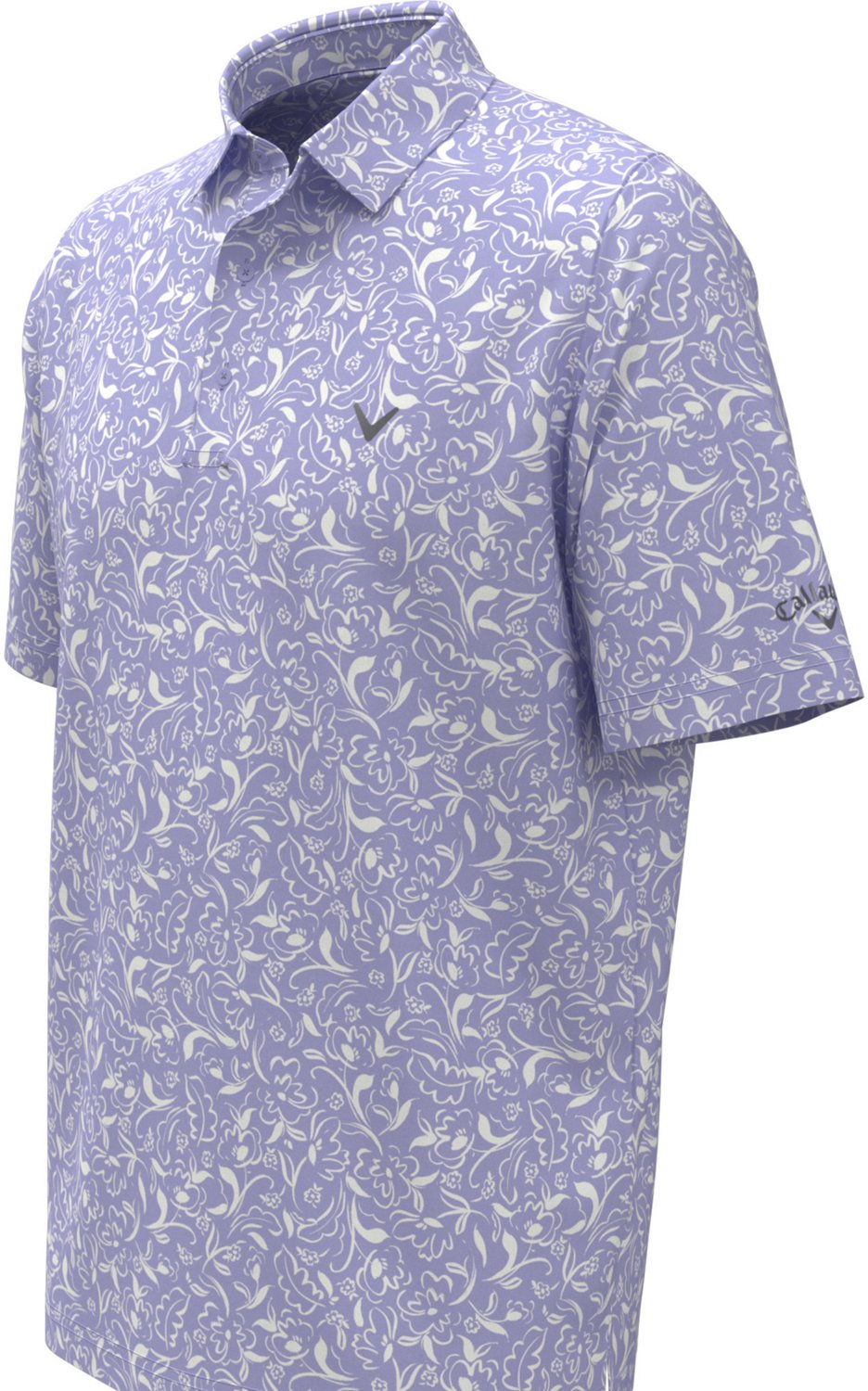 Callaway Men's Floral Print Short Sleeve Polo Shirt - view number 5