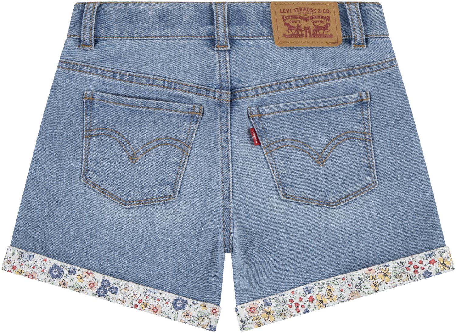 Levi's Girls' Print Block Mom Shorts 3 in - view number 3