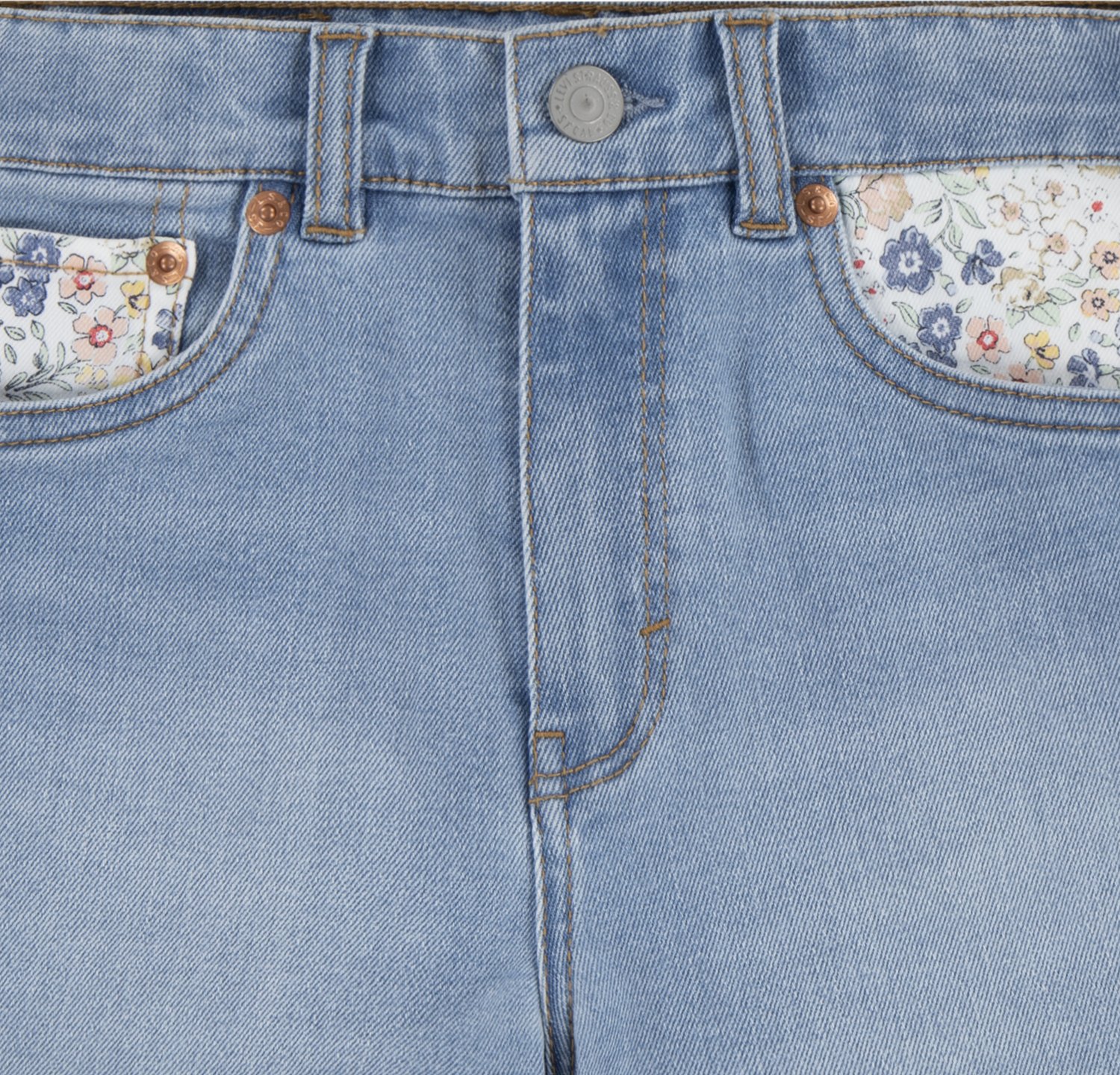 Levi's Girls' Print Block Mom Shorts 3 in - view number 4