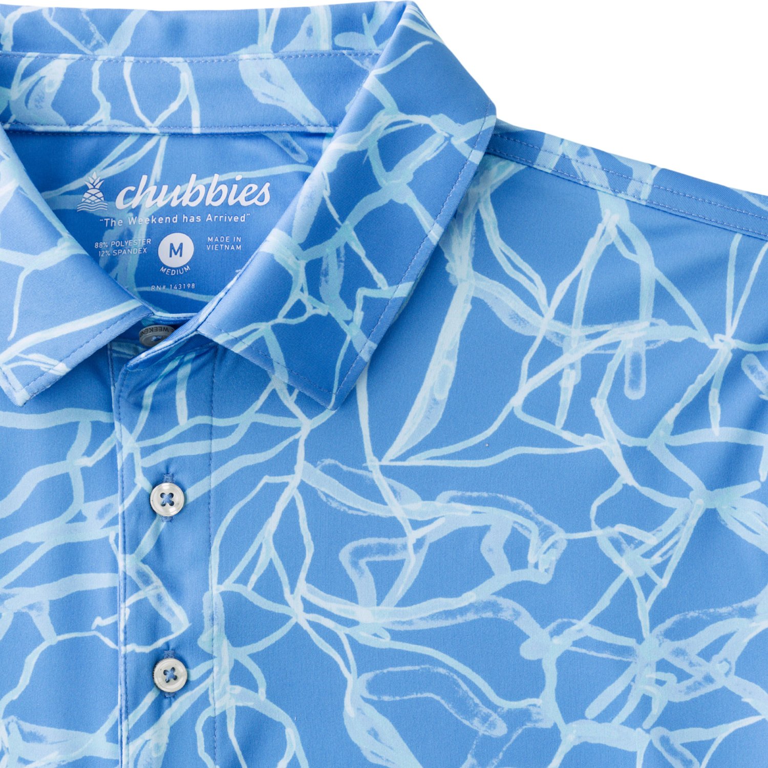 Chubbies Men's The Well Whatever, Nevermind Performance Polo Shirt - view number 6