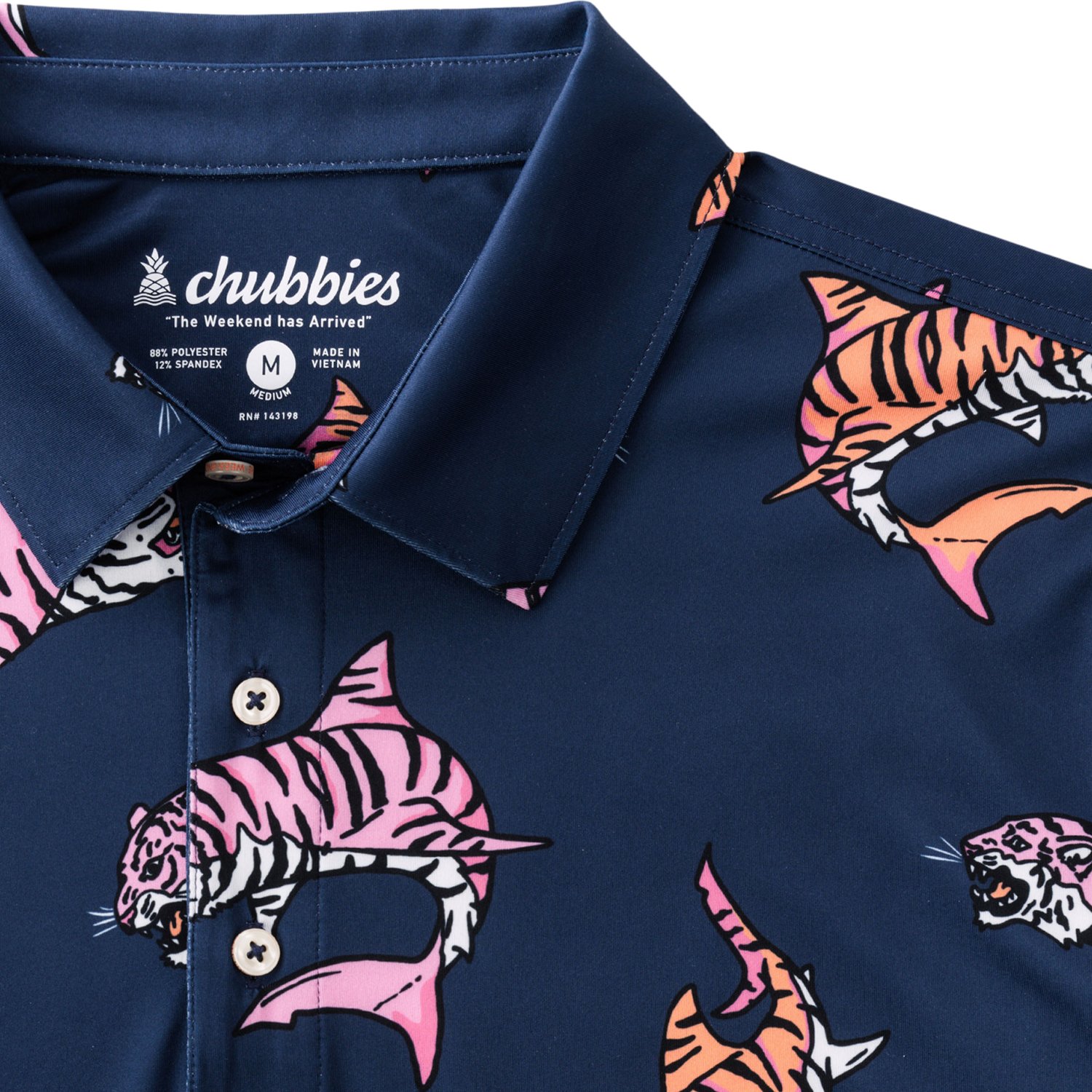 Chubbies Men's The King of the Sea Performance Polo Shirt - view number 2