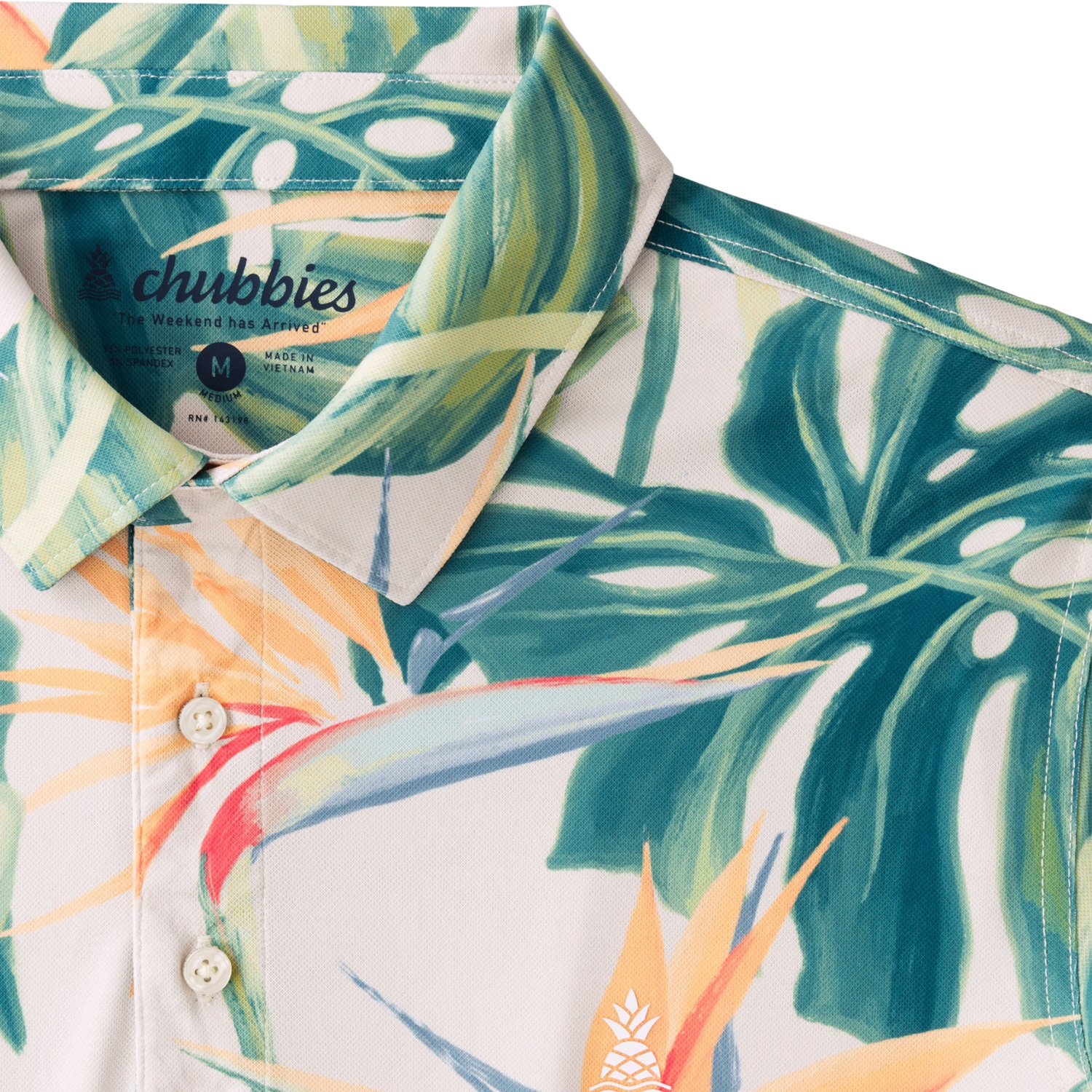 Chubbies Men's The Frond Of You Range Polo Shirt - view number 2