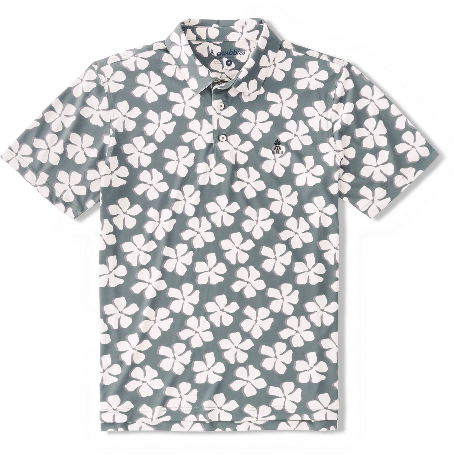 Chubbies Men's The Daisy Chain Range Polo Shirt - view number 5