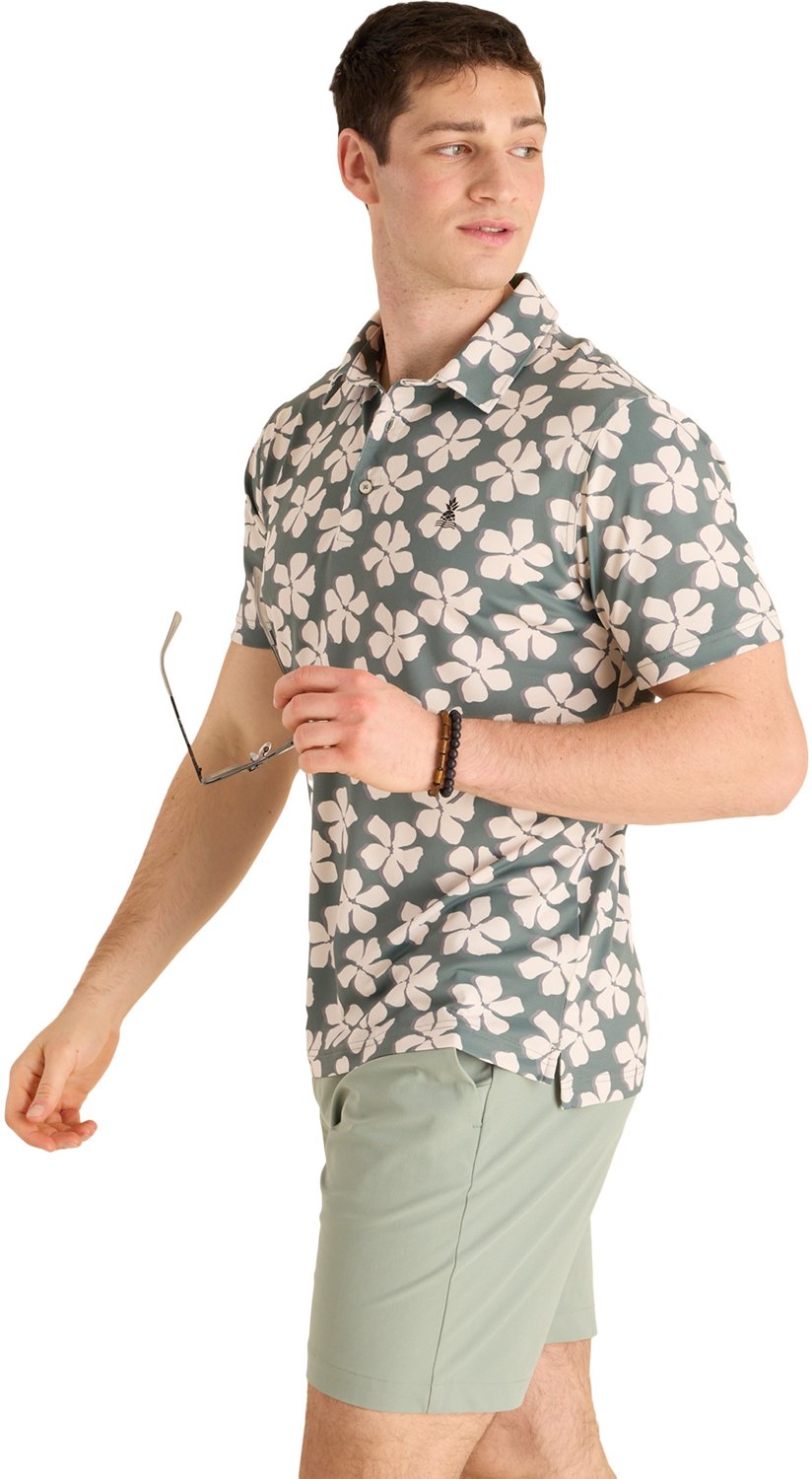 Chubbies Men's The Daisy Chain Range Polo Shirt - view number 3