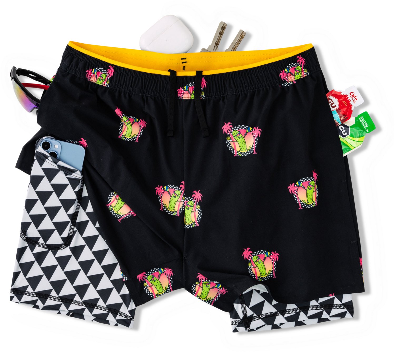Chubbies Men's The Neon Racers Ultimate Training Shorts 5.5 in - view number 2