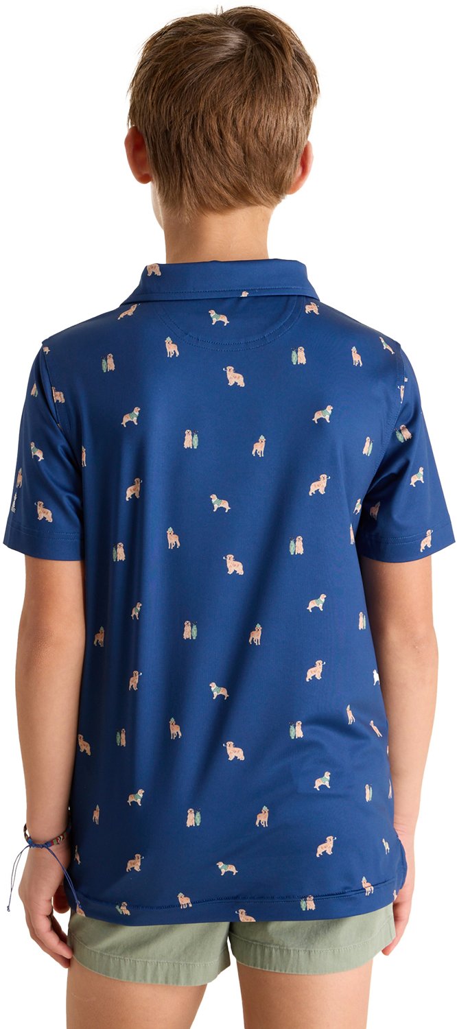 Chubbies Boys' Printed Performance Polo Shirt - view number 3
