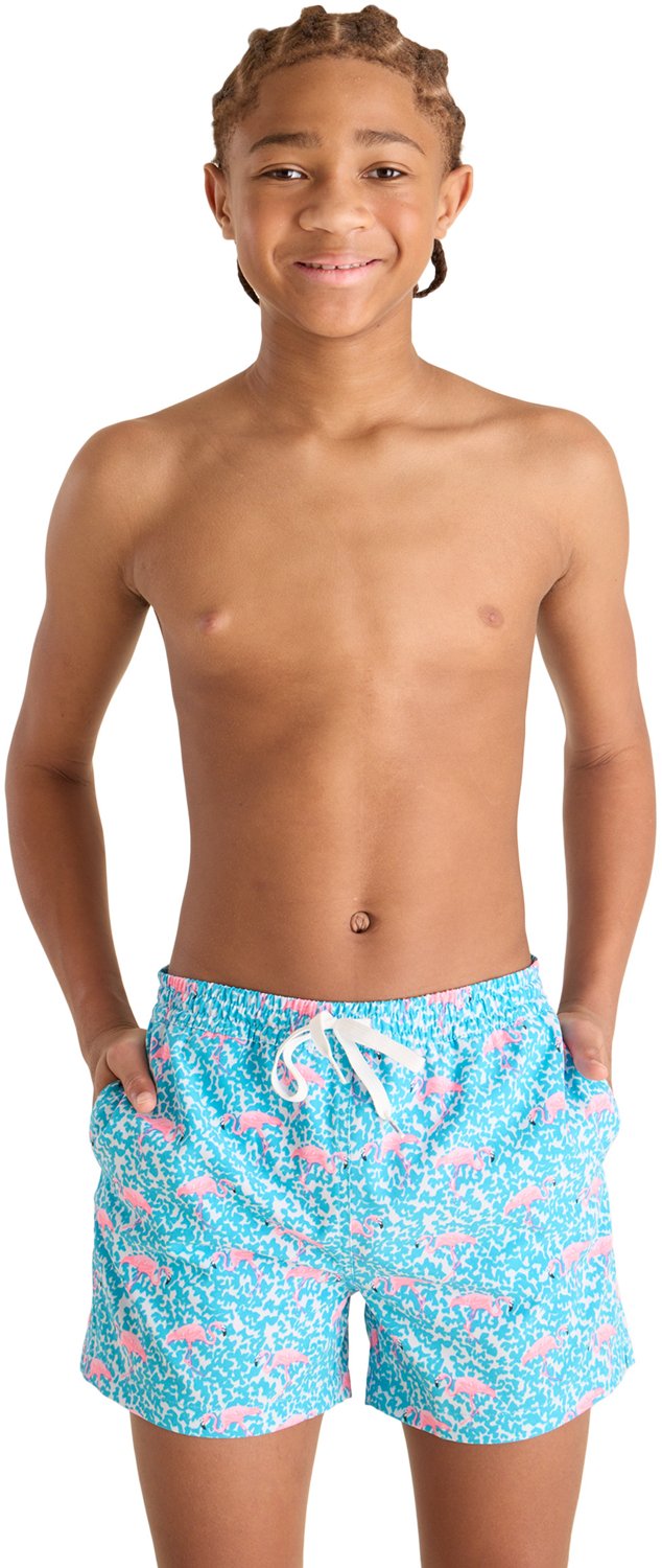 Chubbies Boys' Printed Lined Swim Trunk Shorts
