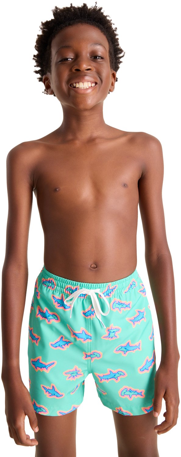 Chubbies Boys' Printed Lined Swim Trunk Shorts