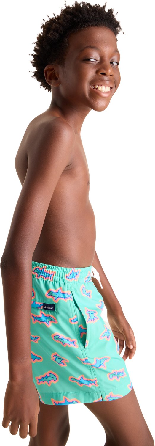 Chubbies Boys' Printed Lined Swim Trunk Shorts - view number 3