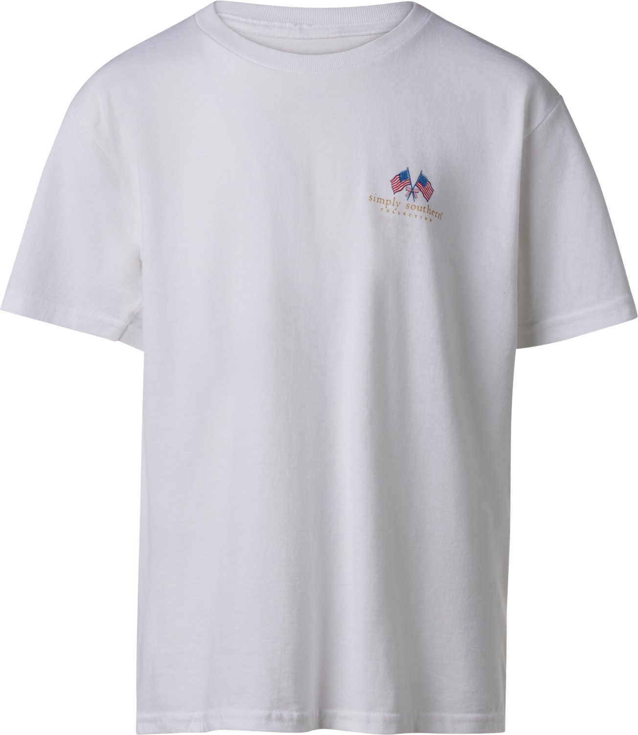 Simply Southern Girls' American Bows Short Sleeve T-shirt - view number 2