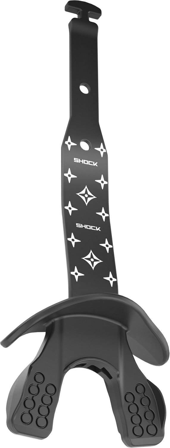 Shock Doctor Adults' Bolt Black/White Lux Lip Guard - view number 3