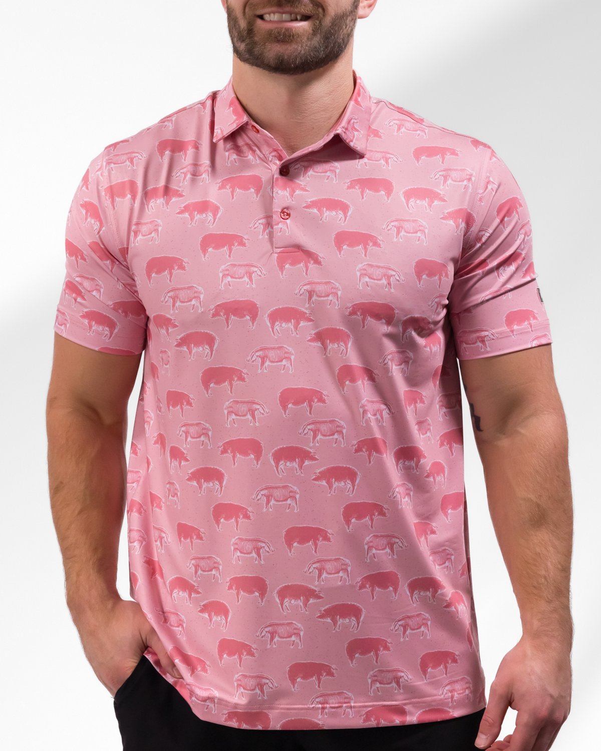 Waggle Men's Hog Heaven Polo Shirt - view number 1