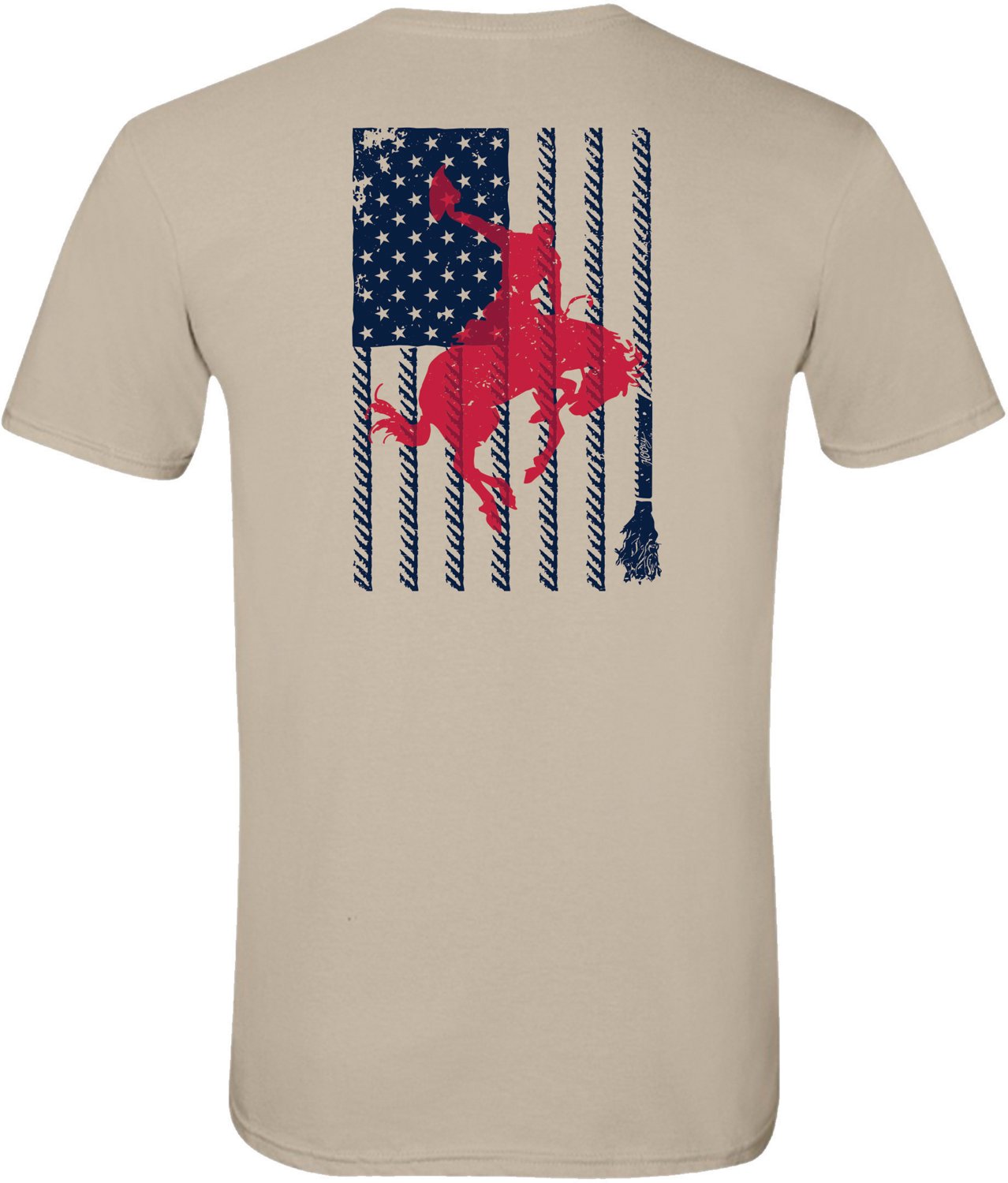 Hooey Men's Bronc Flag Short Sleeve T-shirt - view number 1