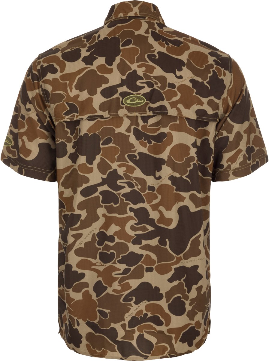 Drake Men's Dove Load Camo Short Sleeve Shirt