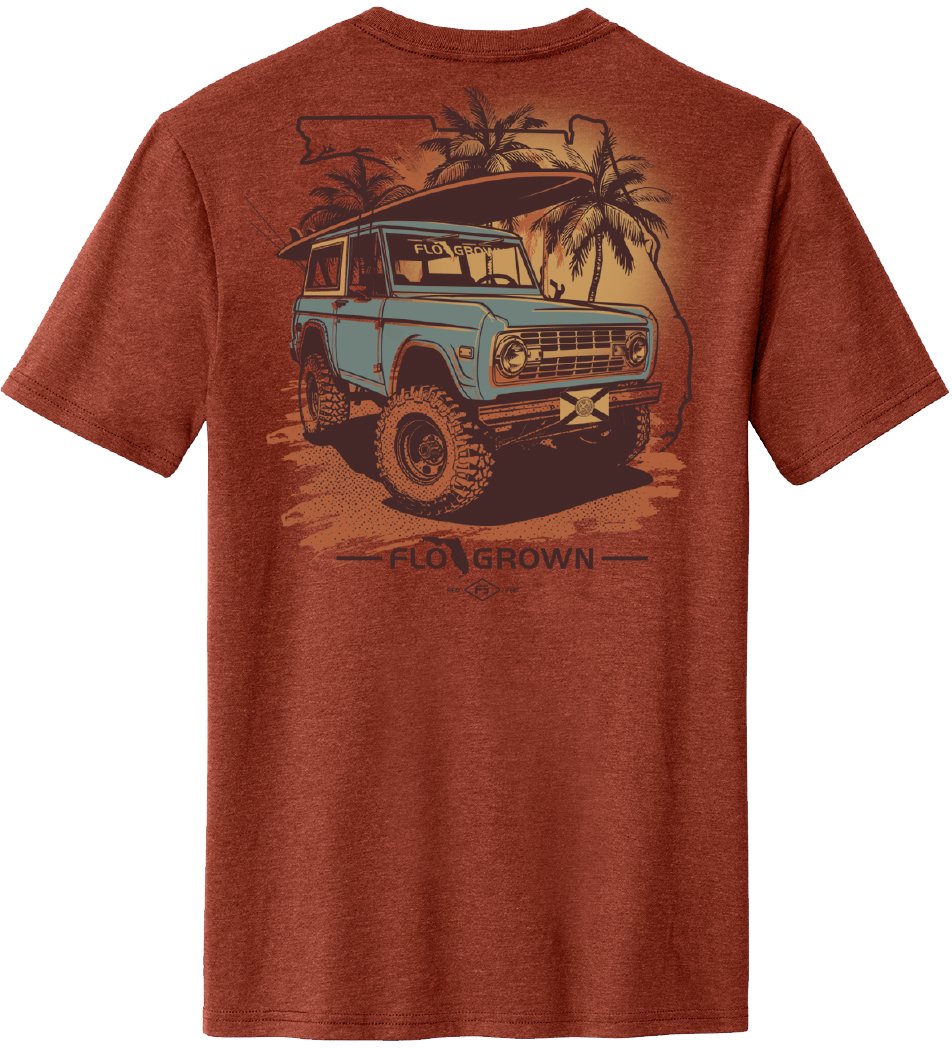 FLOGROWN Men's Beach Bronco T-shirt - view number 3
