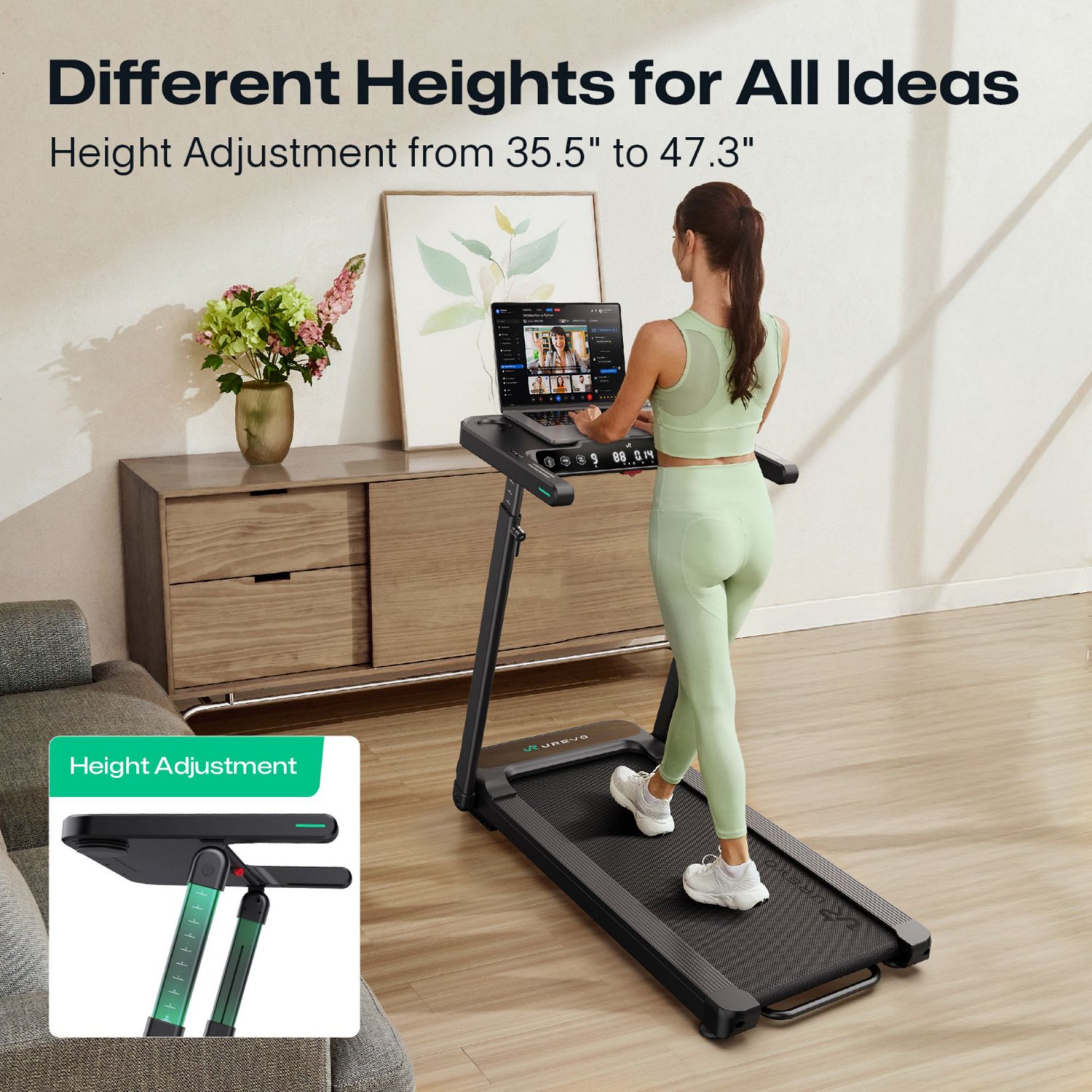 UREVO Foldi 3S Treadmill - view number 3