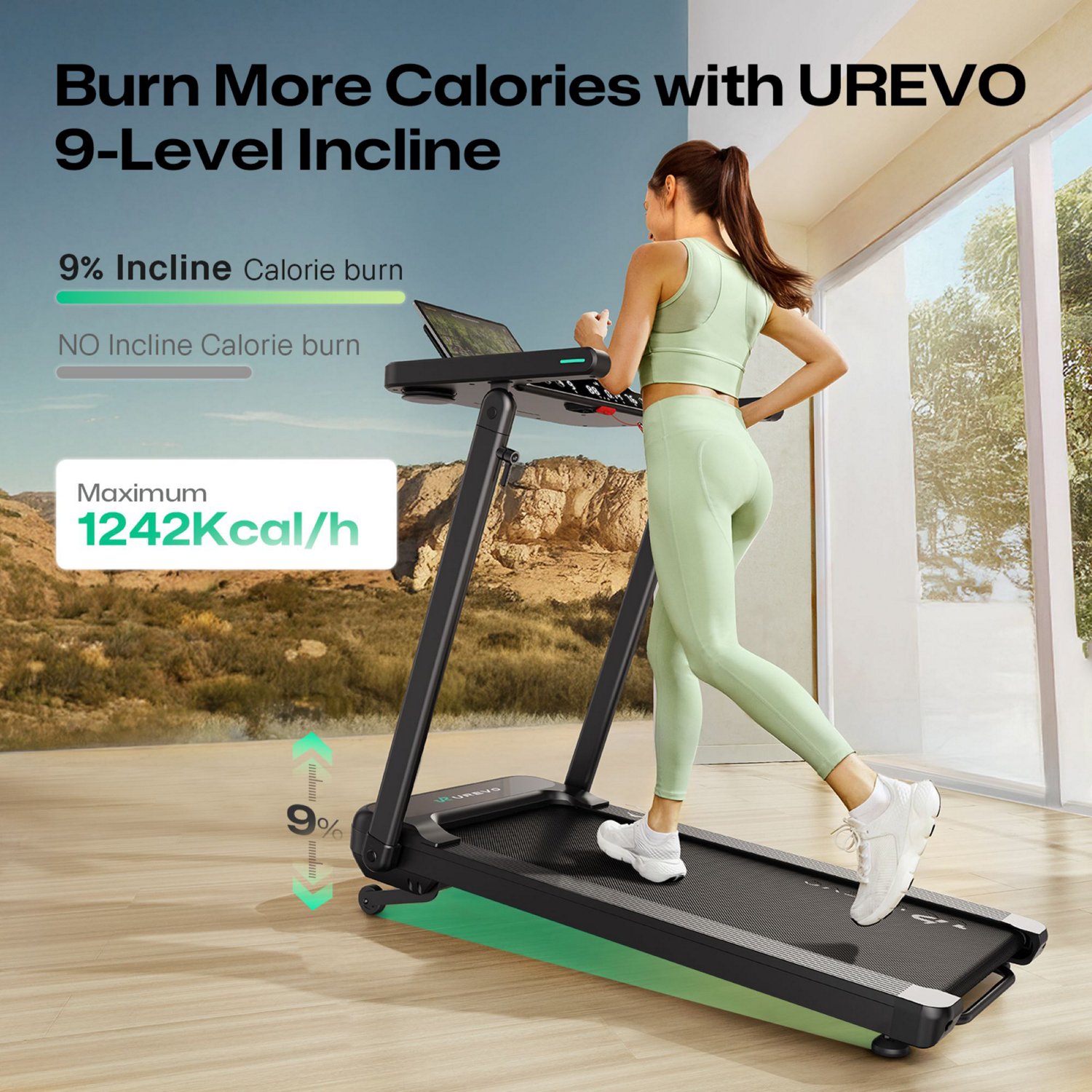 UREVO Foldi 3S Treadmill - view number 5