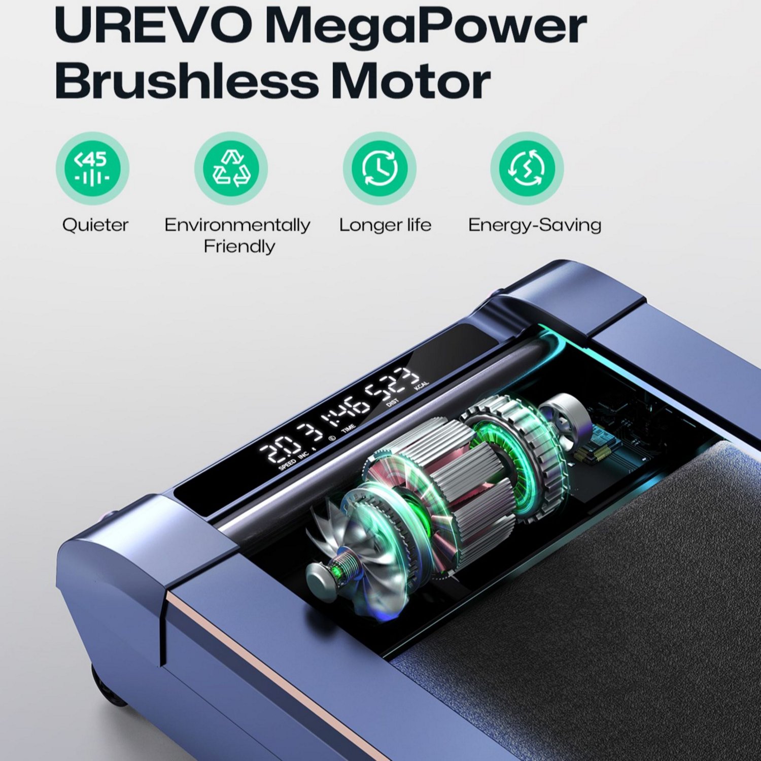 UREVO Cyberpad Home Treadmill - view number 4