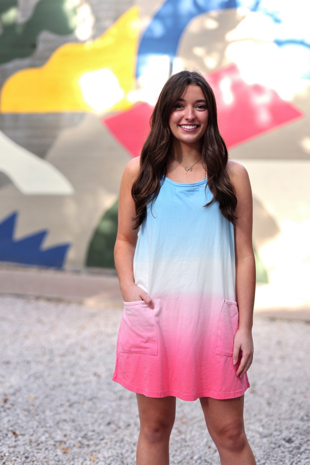 Jadelynn Brooke Women's On The Go Dip Dye Shorts Dress - view number 3