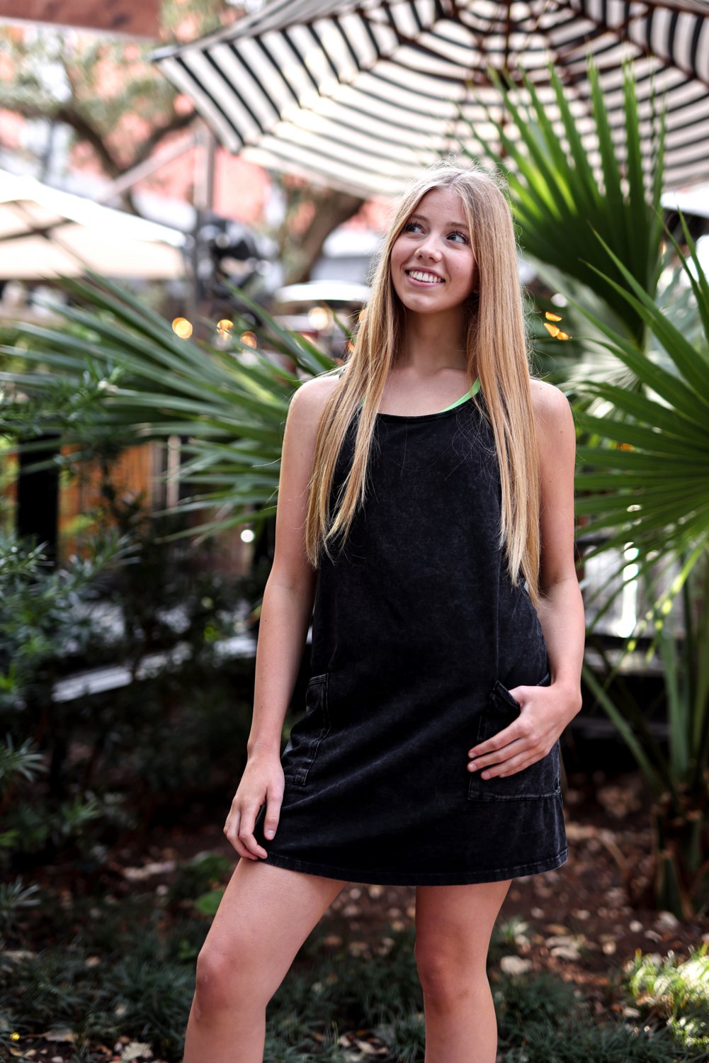 Jadelynn Brooke Women's On The Go Solid Shorts Dress                                                                             - view number 2