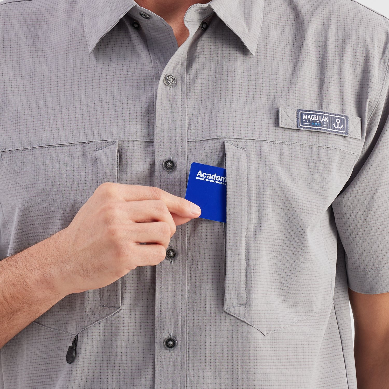 Magellan Outdoors Men's Pro Jacob Wheeler Angler Short Sleeve Shirt                                                              - view number 4