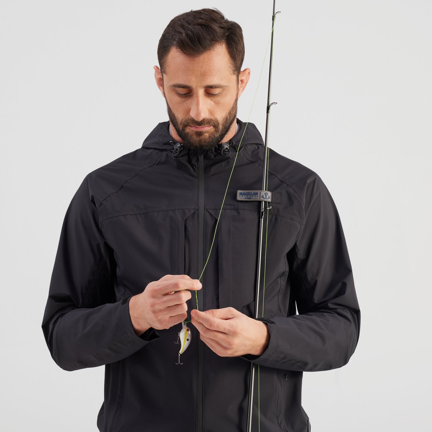 Magellan Outdoors Men's Pro Jacob Wheeler Angler Technical Rainbreaker - view number 5