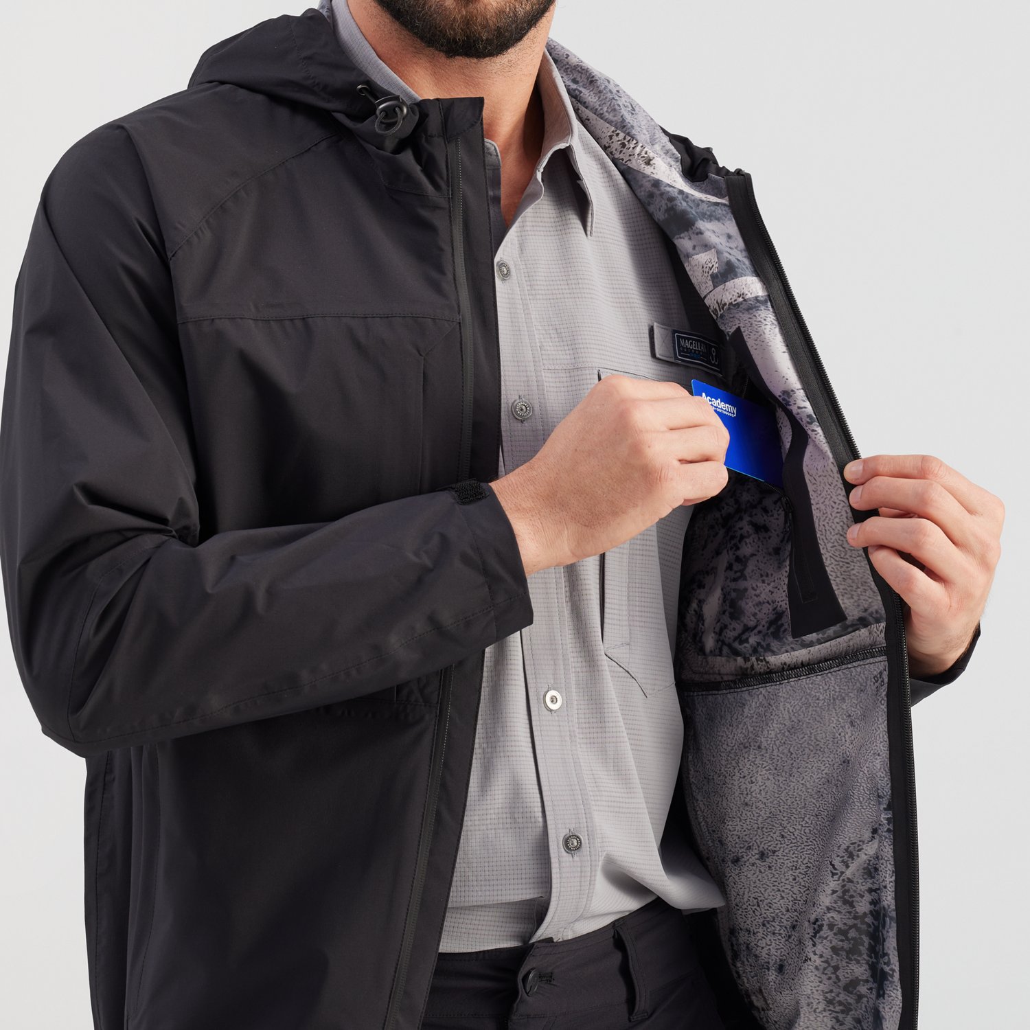 Magellan Outdoors Men's Pro Jacob Wheeler Angler Technical Rainbreaker - view number 6