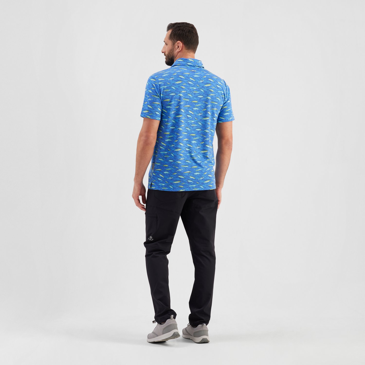 Magellan Outdoors Men's Pro Jacob Wheeler Angler Printed Polo Shirt                                                              - view number 3