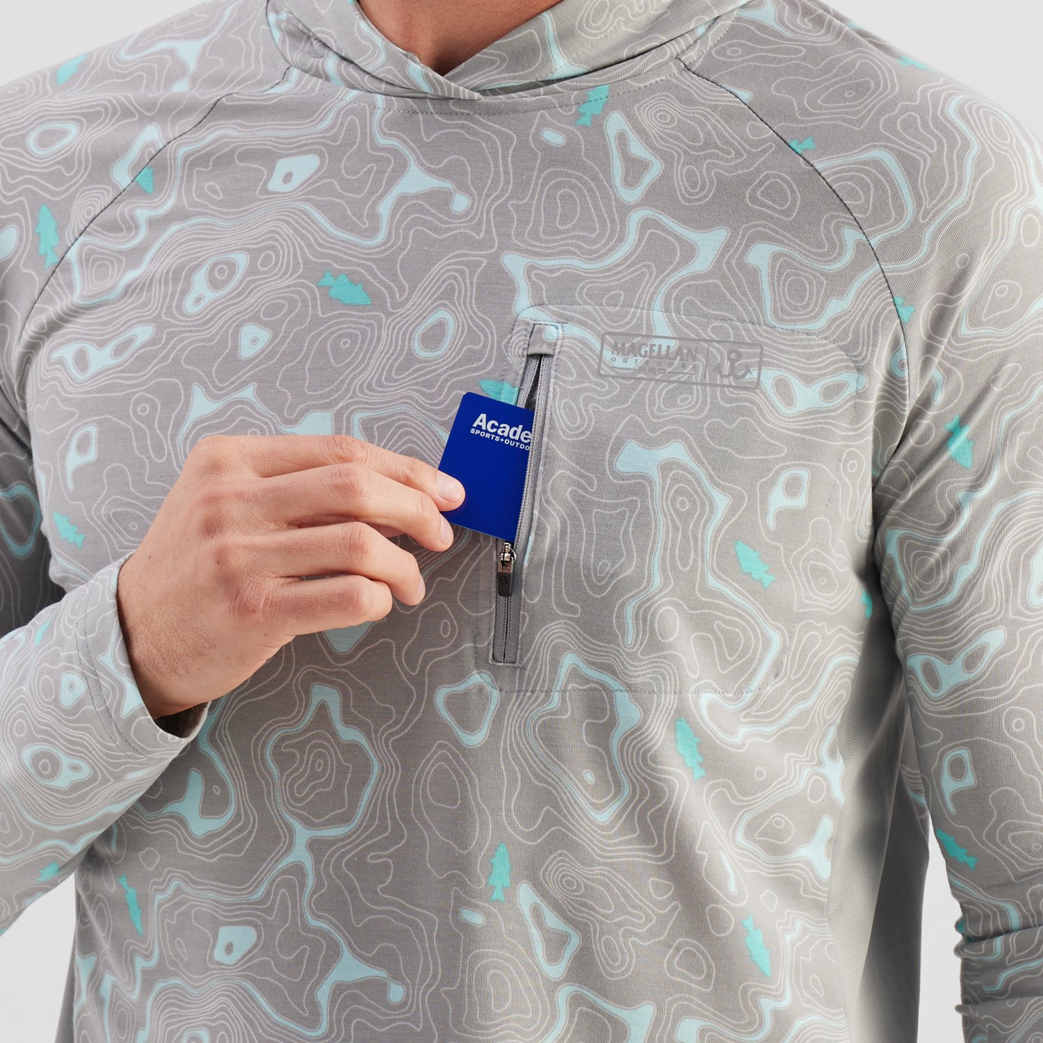 Magellan Outdoors Men's Pro Jacob Wheeler Tech Hoodie                                                                            - view number 5