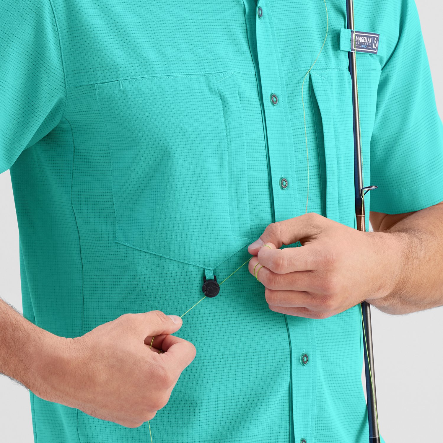 Magellan Outdoors Men's Pro Jacob Wheeler Angler Short Sleeve Shirt                                                              - view number 5