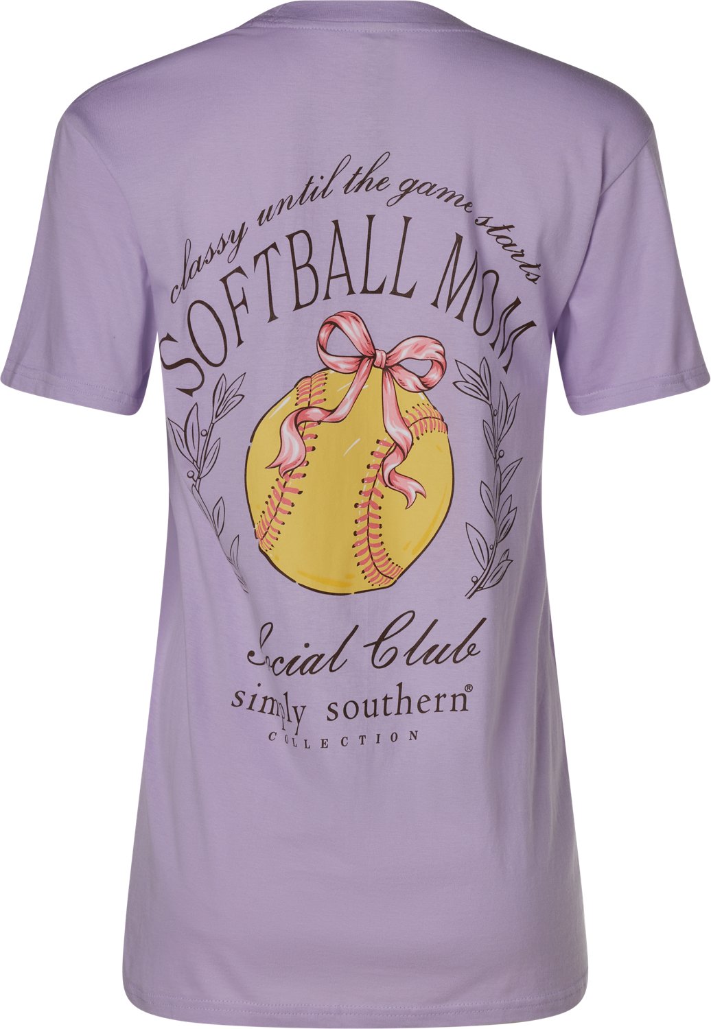 Simply Southern Women's Softball Mom Short Sleeve T-shirt - view number 2