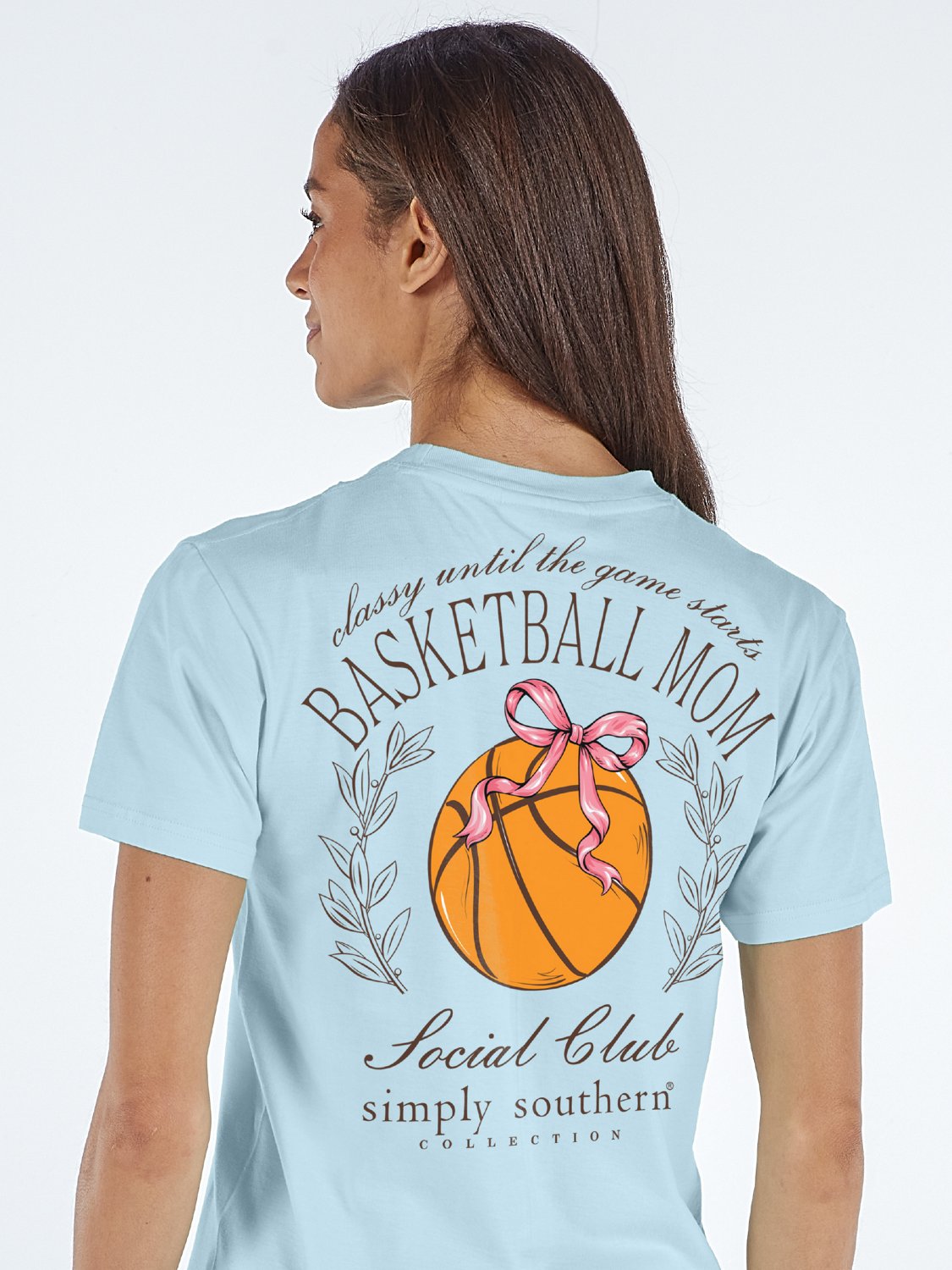 Simply Southern Women's Basketball Mom Short Sleeve T-shirt - view number 1