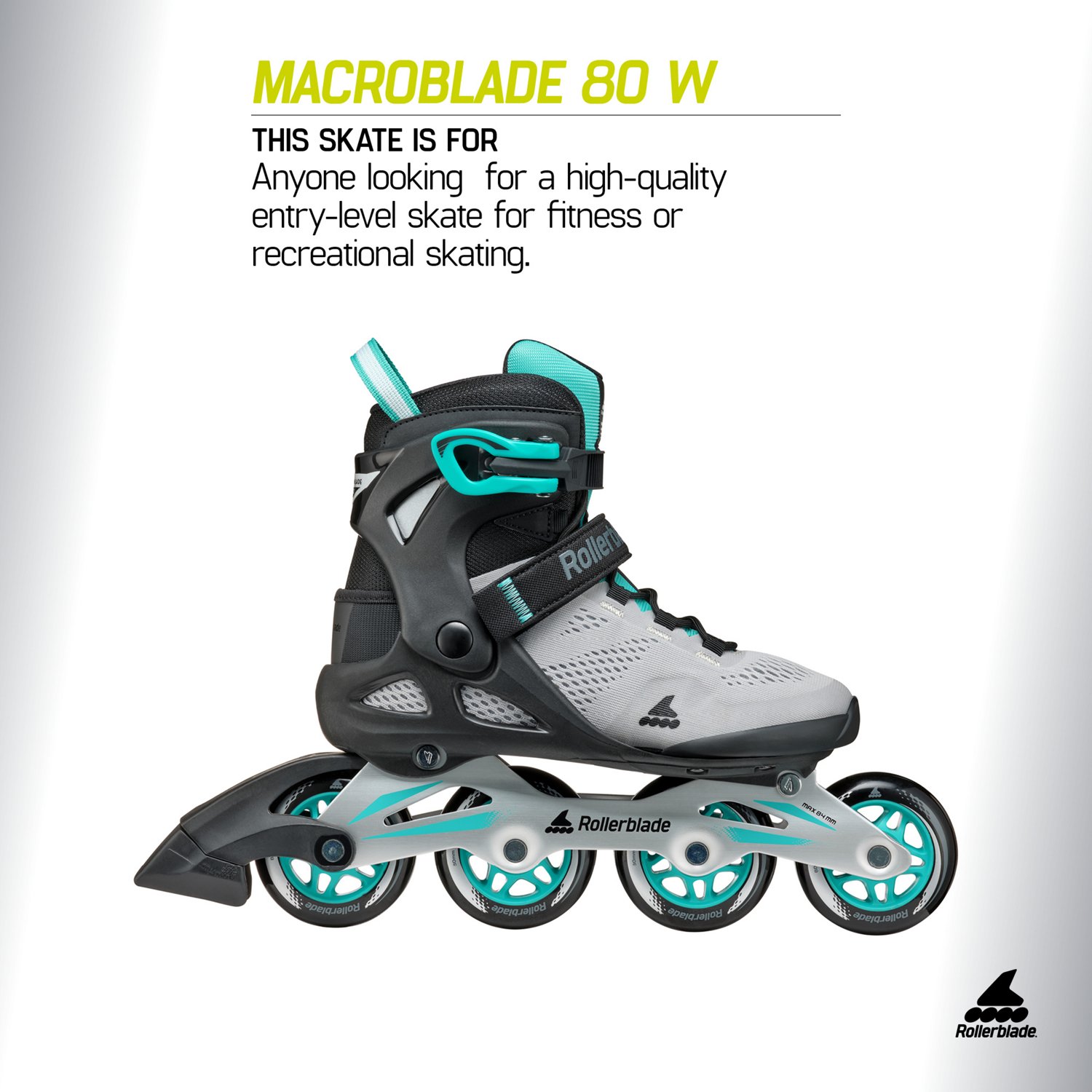 Rollerblade Women's Macroblade 80 Fitness Inline Skates                                                                          - view number 5