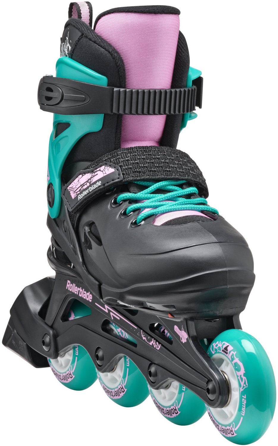 Rollerblade Kids' Fury Adjustable Fitness Inline Skates                                                                          - view number 2