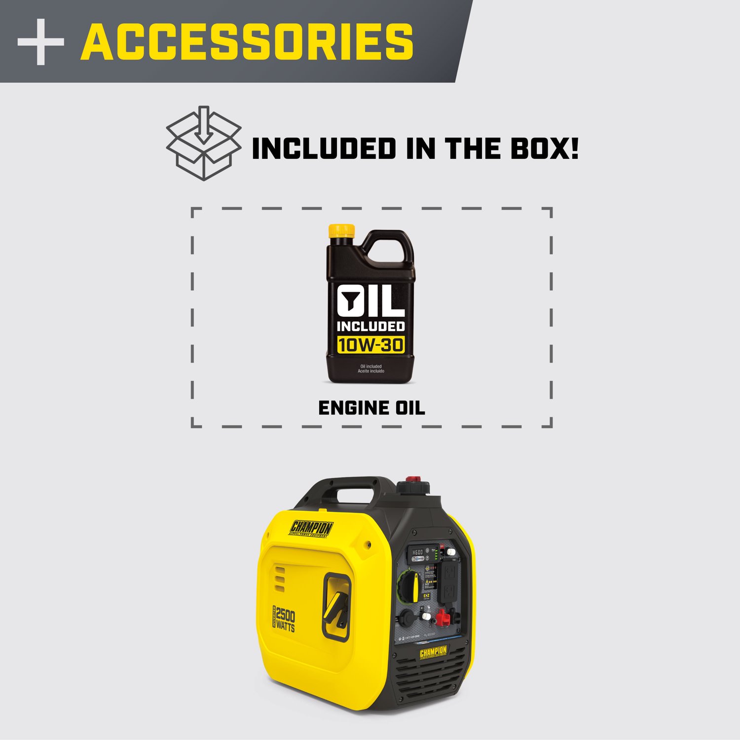 Champion Power Equipment 2,500W Portable Inverter Generator - view number 4