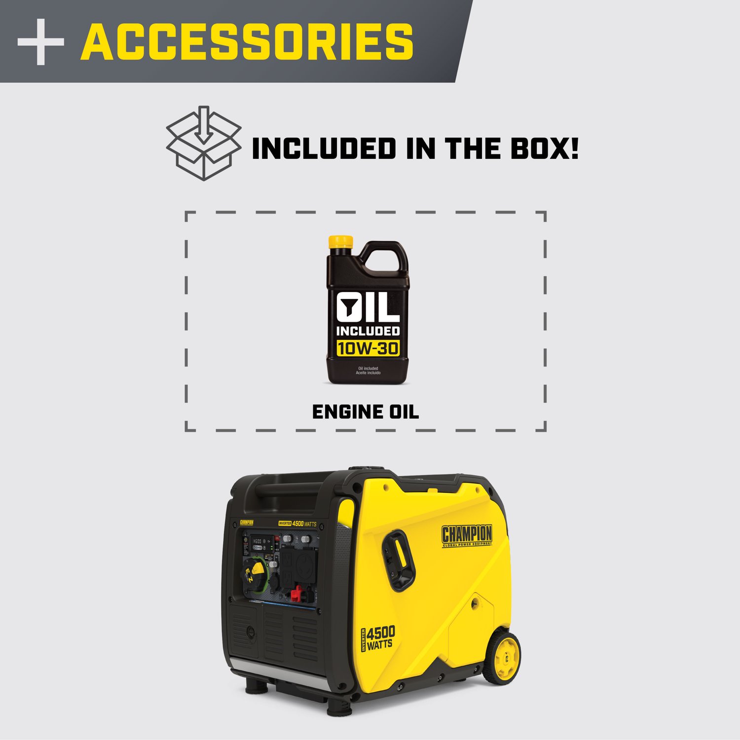 Champion Power Equipment 4.500W RV Ready Portable Inverter Generator - view number 4