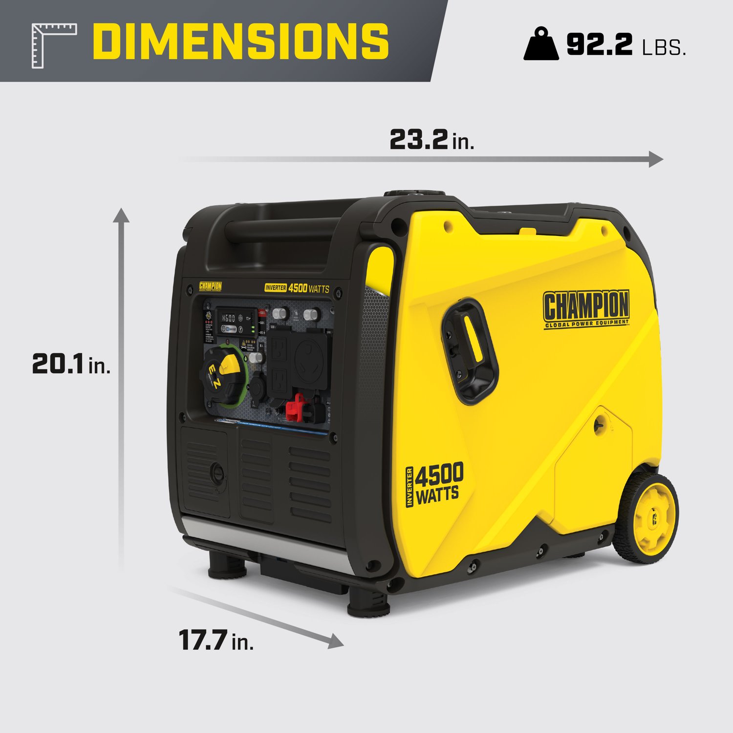 Champion Power Equipment 4.500W RV Ready Portable Inverter Generator - view number 5