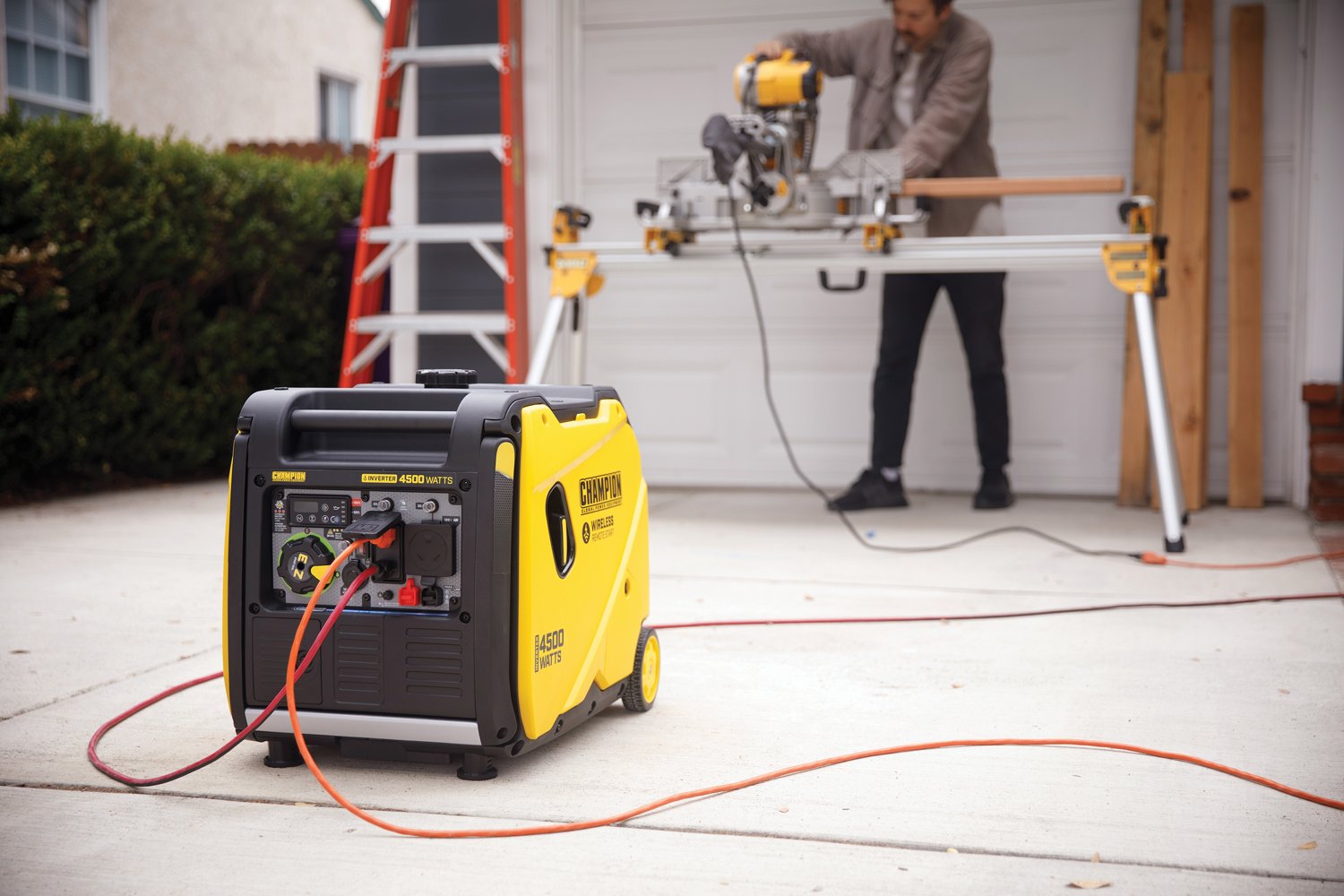 Champion Power Equipment 4,500W Wireless Remote Start RV Ready Portable Inverter Generator - view number 7