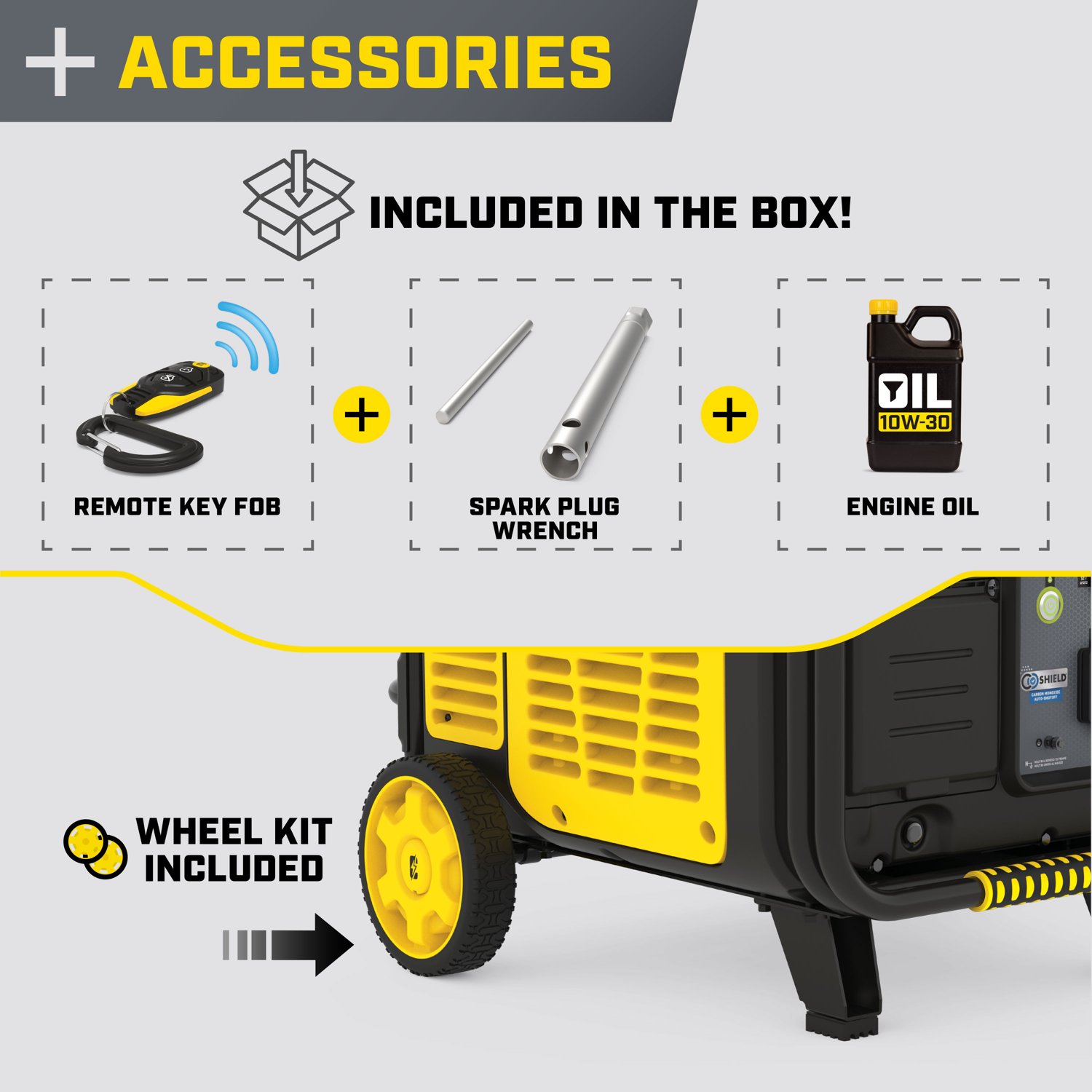 Champion Power Equipment 11,000W Wireless Remote Start Home Backup Inverter Generator                                            - view number 4