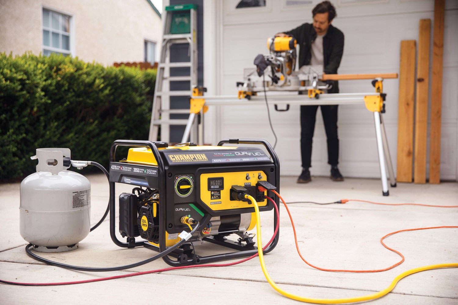 Champion Power Equipment 3,500W Dual Fuel RV Ready Portable Generator - view number 6