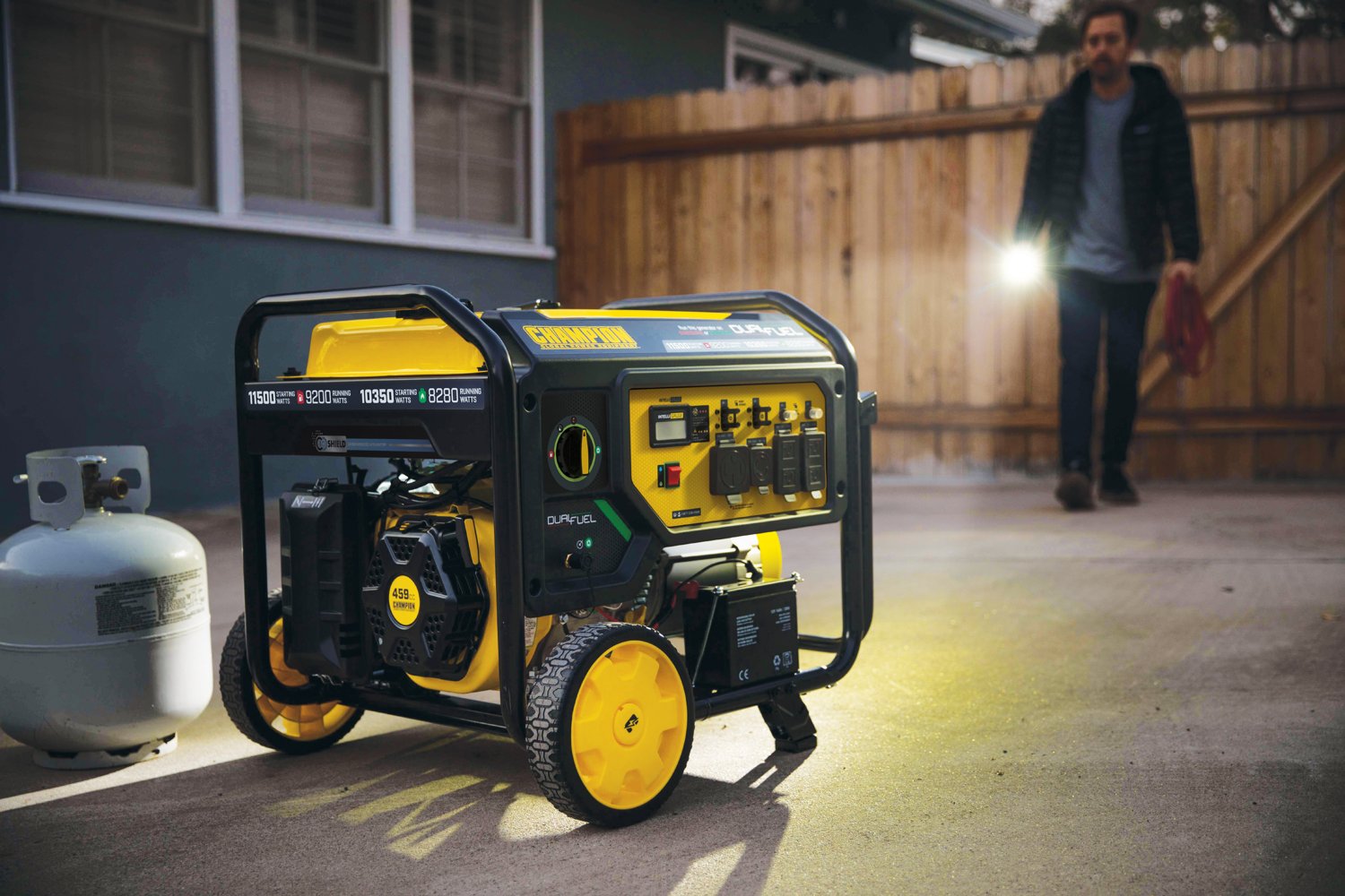 Champion Power Equipment 9,200W Electric Start Dual Fuel Home Backup Generator - view number 8