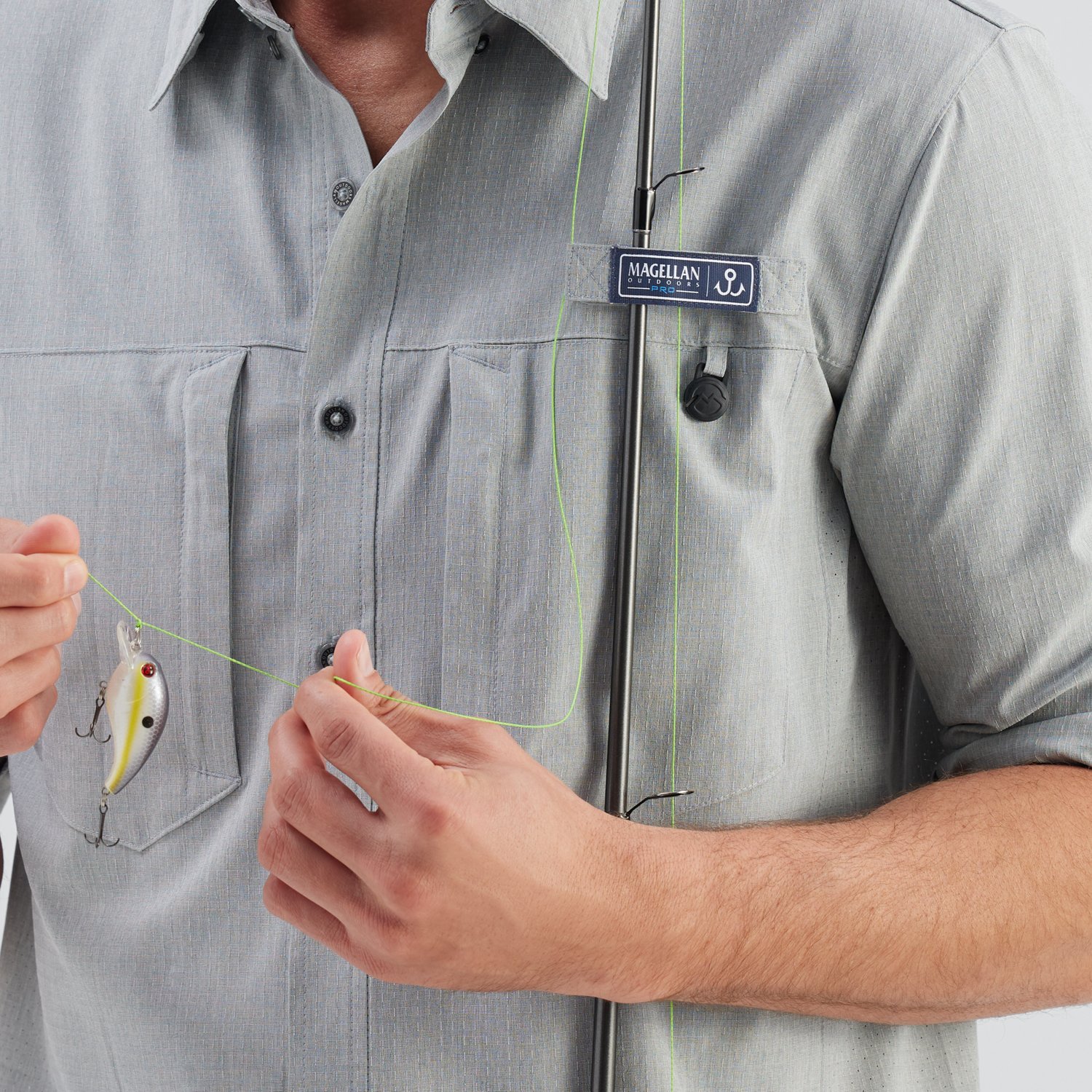 Magellan Outdoors Men's Pro Jacob Wheeler Angler Long Sleeve Shirt