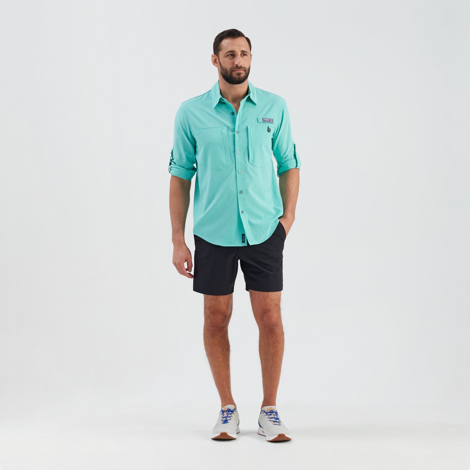 Magellan Outdoors Men's Jacob Wheeler Angler Long Sleeve Shirt - view number 3