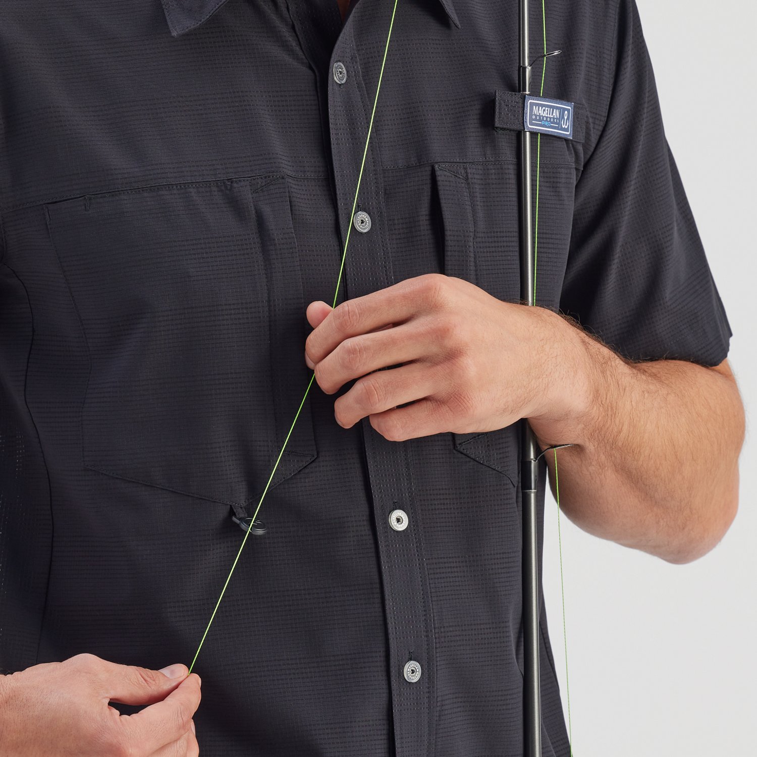 Magellan Outdoors Men's Pro Jacob Wheeler Angler Short Sleeve Shirt                                                              - view number 4