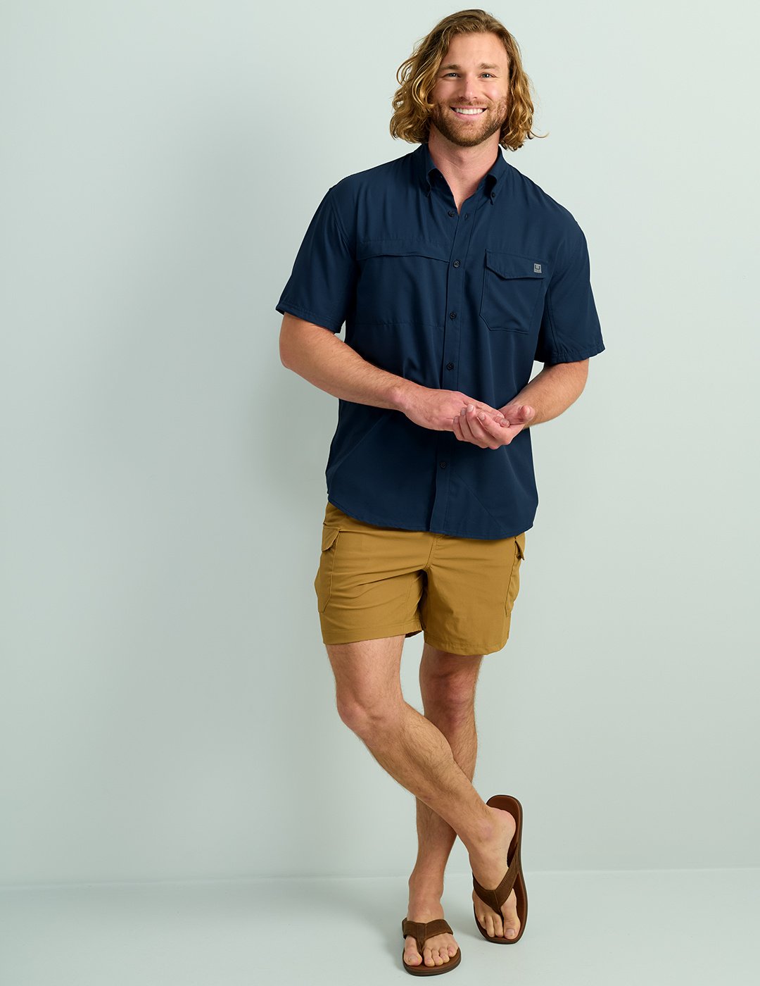 Huk Men's Tide Point Button Down Shirt - view number 2