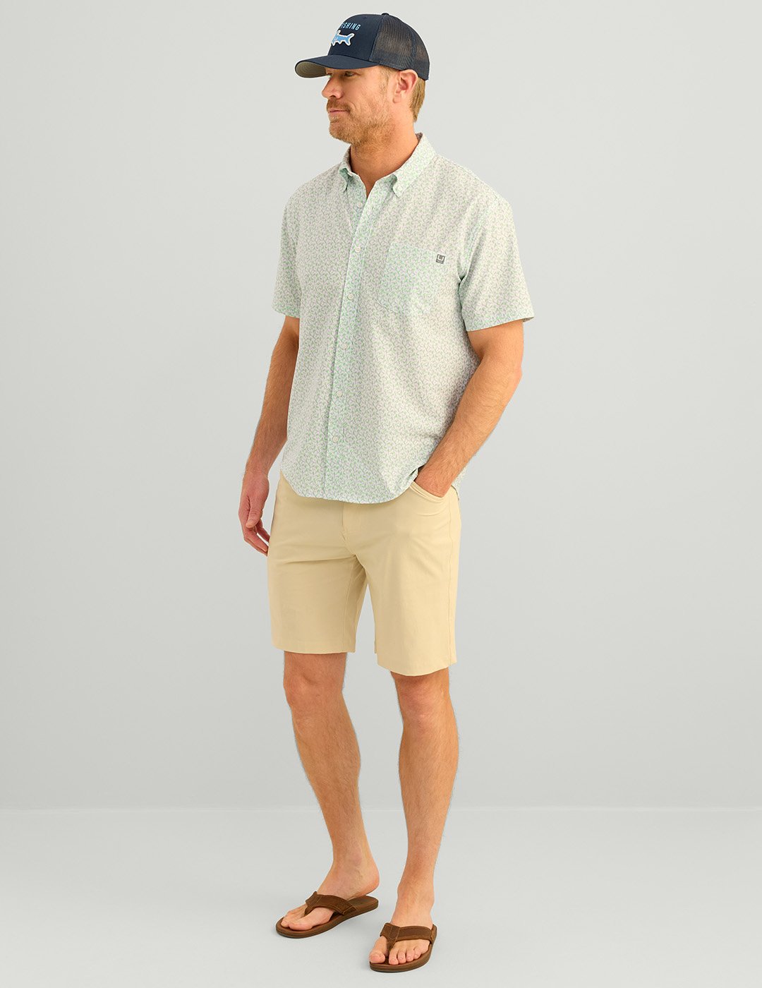 HUK Men's Kona Short Sleeve PRINT Shirt - view number 5