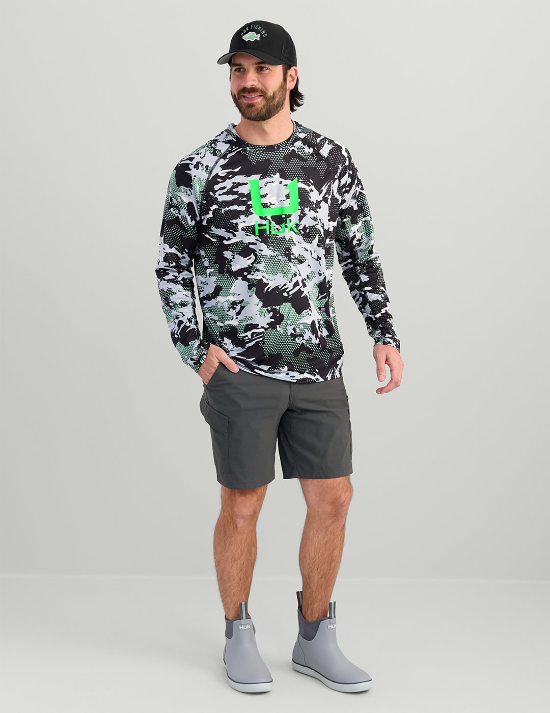 Huk Men's KC Print Icon Performance Hoodie                                                                                       - view number 7