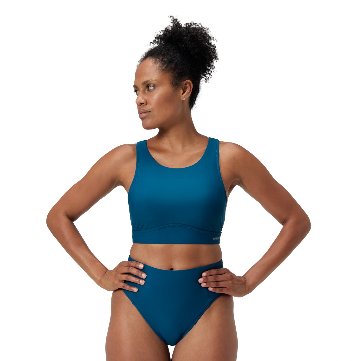 Speedo Women's Solid High Neck Top - view number 2
