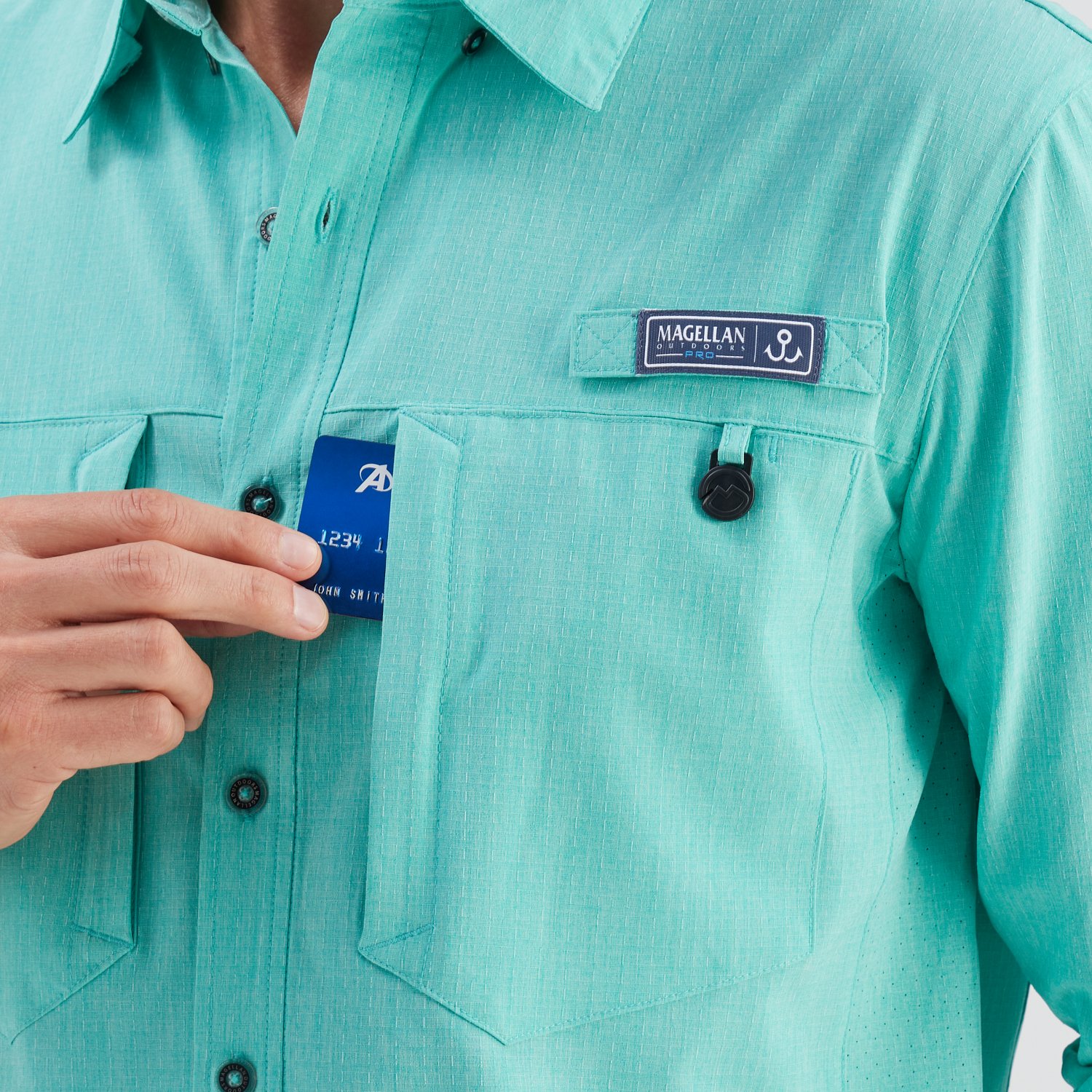 Magellan Outdoors Men's Pro Jacob Wheeler Angler Long Sleeve Shirt